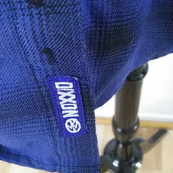 Dixxon Flannel Pennywise Long Sleeve Plaid Snap Shirt Women's Size Medium - Picture 4 of 7